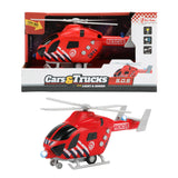 Toi-toys vehicool helicóptero de bomberos con luz y sonido