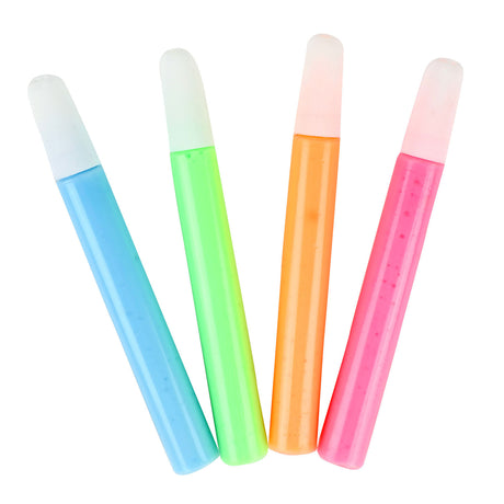 Toi-toys squeeze rotuladores textiles que brillan en la oscuridad, 4 uds.