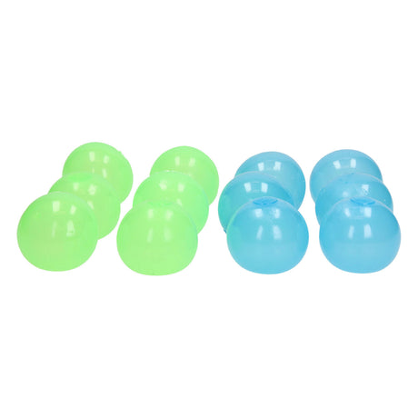 Toi-toys toi Toys bolas que brillan en la oscuridad lanzamiento luminoso 12 piezas