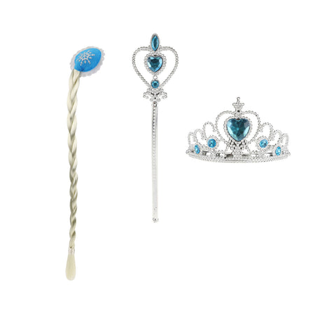 Toi-toys toi toys set princesa de hielo con trenza, tiara y varita mágica