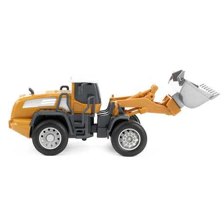 Toi-toys bulldozer metal junior 1:55 acero amarillo gris