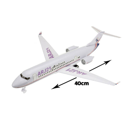 Toi-toys vehicool avión de pasajeros fricción