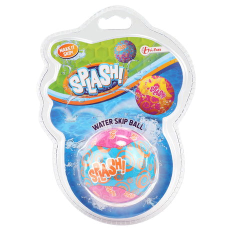 Toi-toys pelota saltarina de agua splash poliéster rosa azul