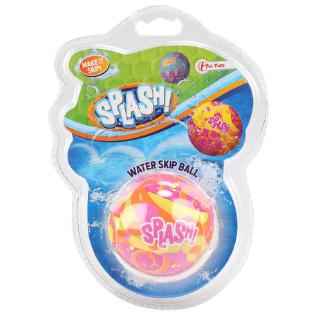 Toi-toys pelota saltarina de agua splash poliéster rosa azul