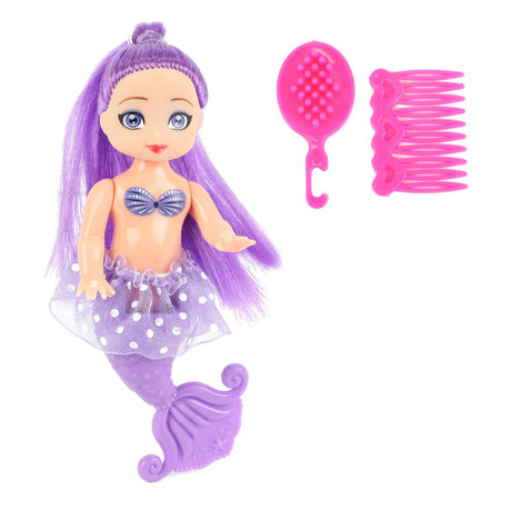 Toi-toys toi toys sirenas muñeca sirena 12cm con 2 peines