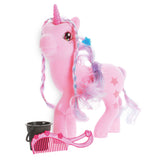 Toi-toys juguetes de unicornio aterciopelados con accesorios y diversión de cepillado.