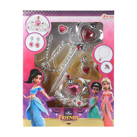 Toi-toys toi toys conjunto de joyas princesa - tiara + bastón