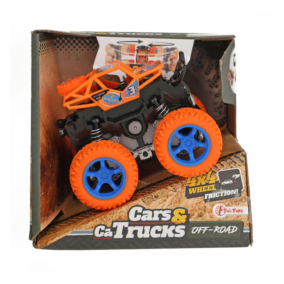 Toi-toys vehicool monster truck 20520z, 4 ejes.