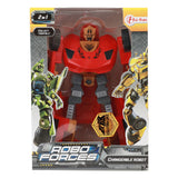 Roboforces transforma el coche de juguete robot - uni