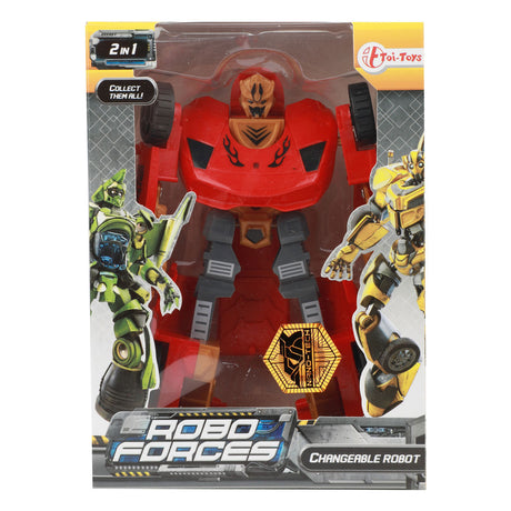 Roboforces transforma el coche de juguete robot - uni