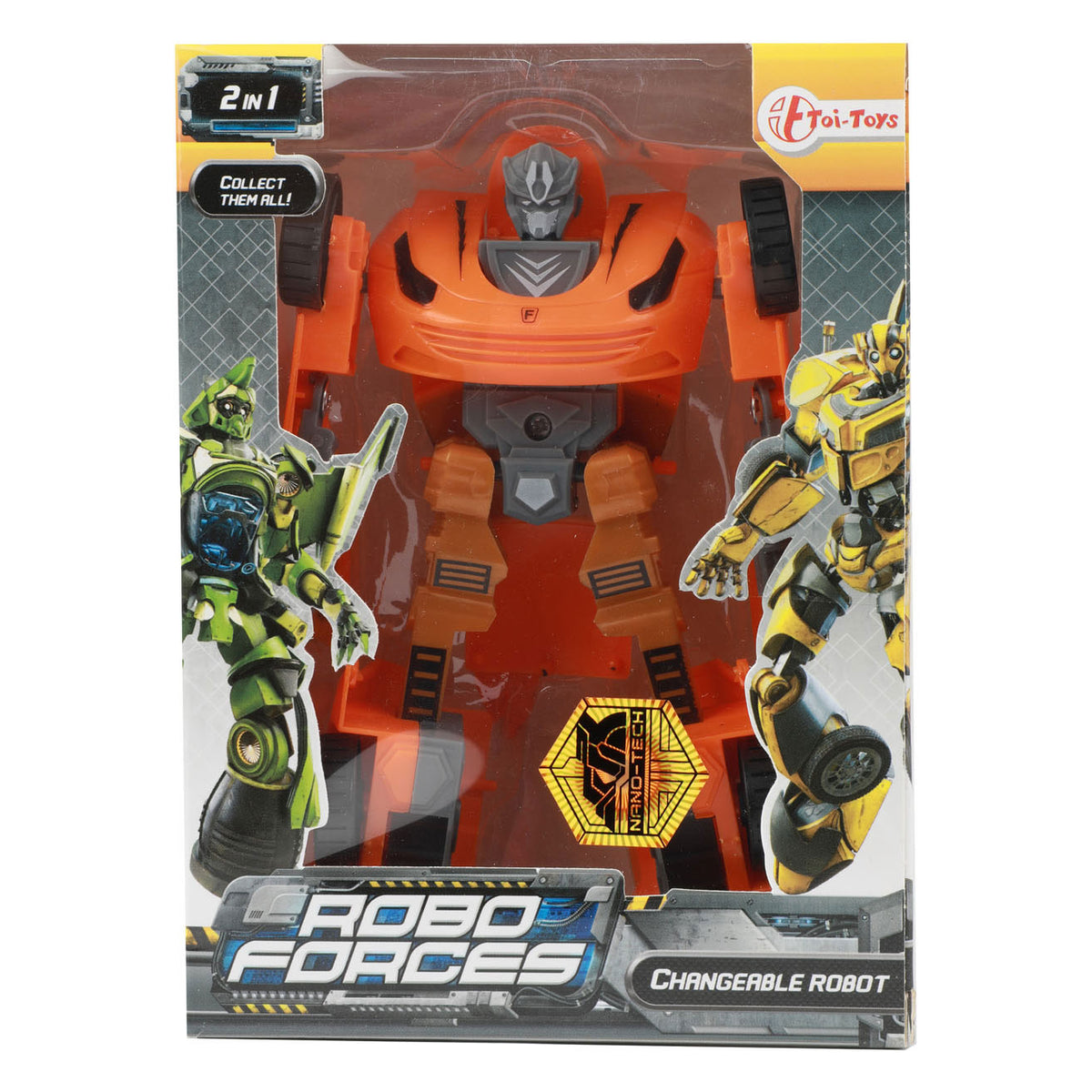 Roboforces transforma el coche de juguete robot - uni
