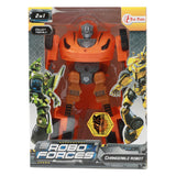 Roboforces transforma el coche de juguete robot - uni