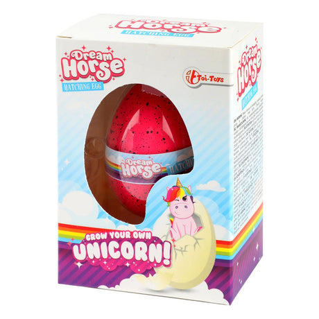 Toi-toys huevo de crecimiento unicornio caballo de ensueño junior 5,2 cm rosa