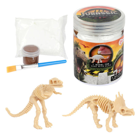 Mundo de dinosaurios arcilla de aire modela tu propio juego de arcilla de dinosaurio