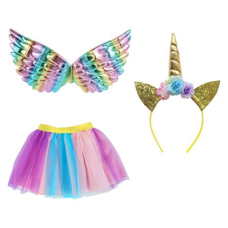 Disfraz de caballo de ensueño, conjunto de unicornio con alas.