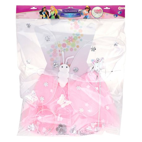 Toi-toys set de disfraz de princesas amigas hada mariposa con alas