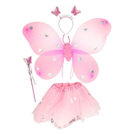 Toi-toys set de disfraz de princesas amigas hada mariposa con alas