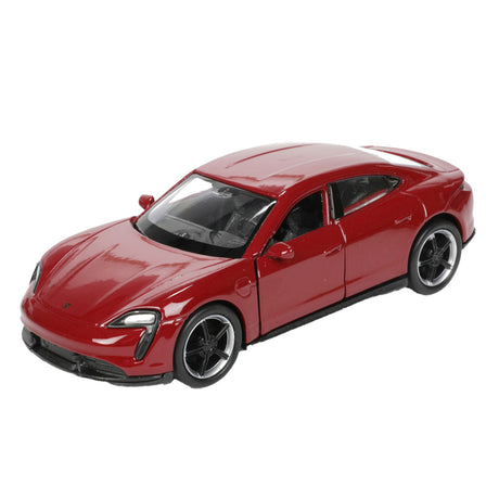 Coche modelo Welly Porsche taycan turbo s