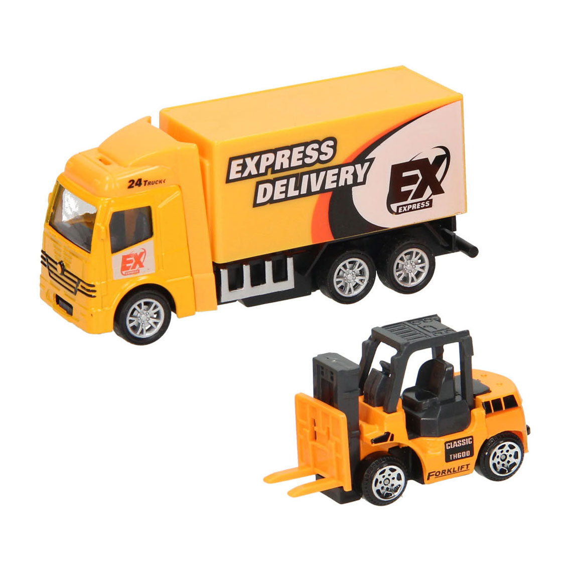 Toi-toys toi toys grúa prefabricada con coche
