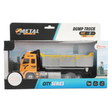 Toi-toys camión volquete naranja 12 cm
