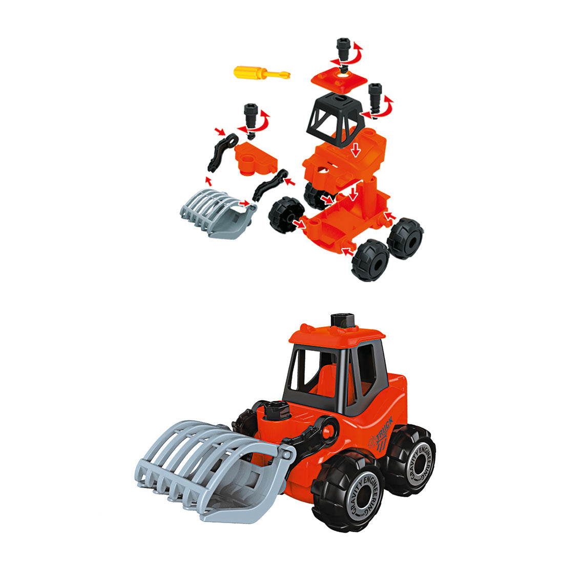 Toi-toys construye un vehículo de trabajo