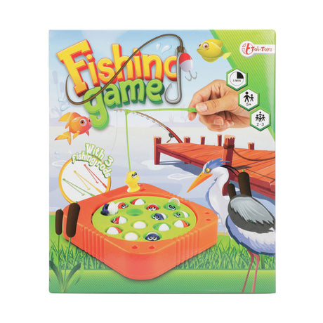 Toi-toys juego de pesca electrónico con 3 cañas de pescar