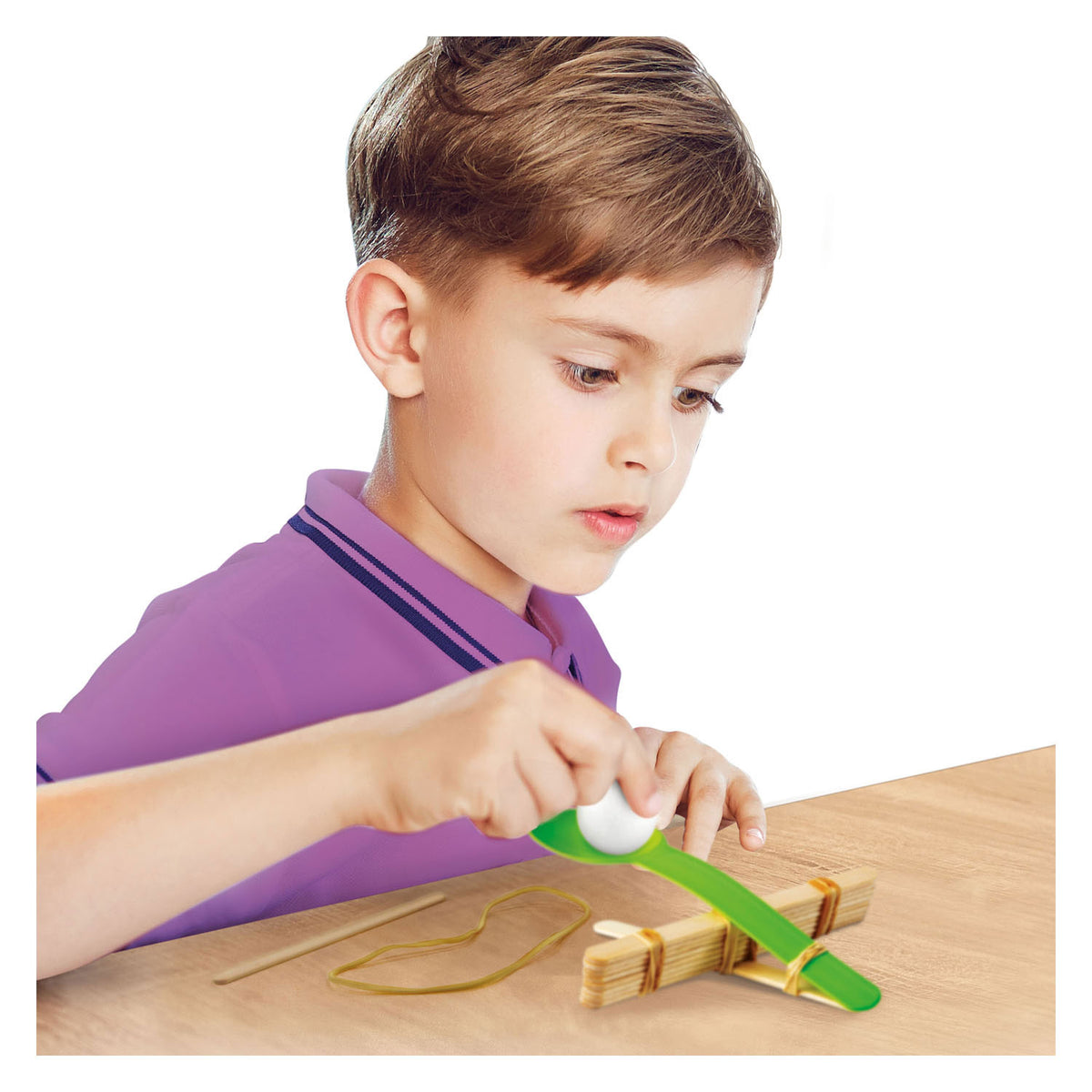 Experimento Kidscovery - conjunto de catapulta