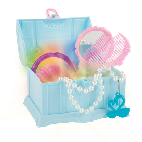 Toi-toys joya de princesa de hielo en un cofre del tesoro con luz y sonido
