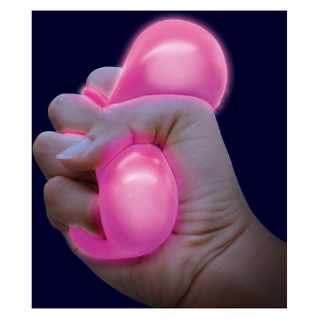 Toi-toys Glow n Fun Pelota antiestrés que brilla en la oscuridad