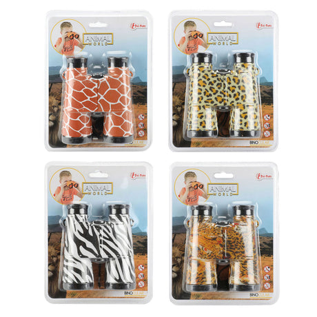 Toi-toys binoculares del mundo animal con estampado animal