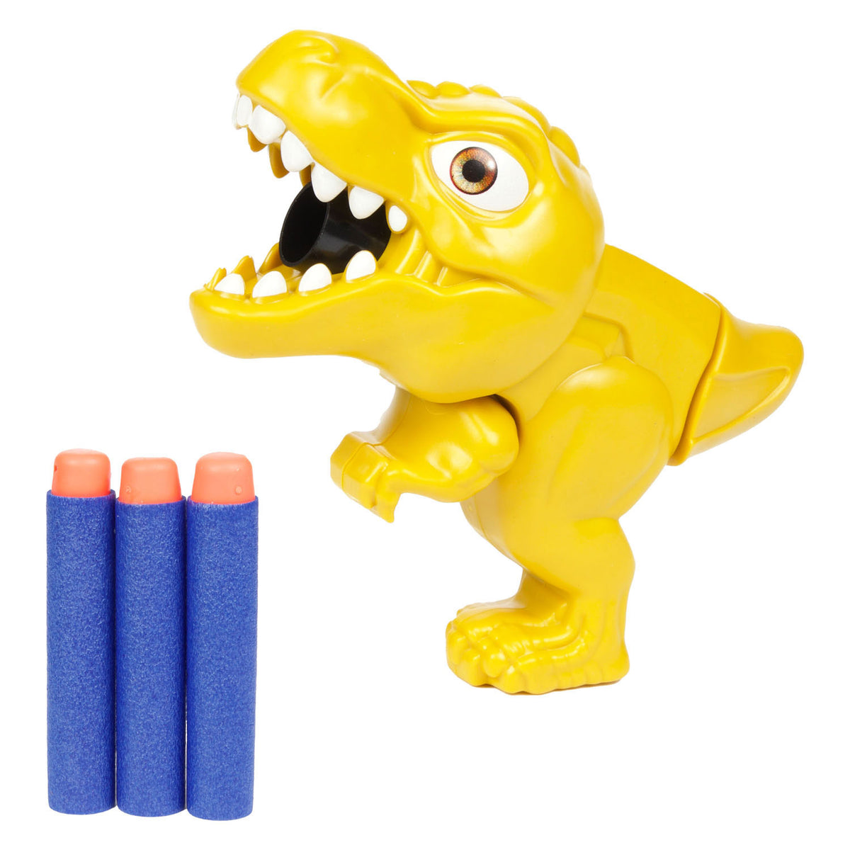 Toi-toys world of dinosaurios mini pistola dino con flechas, 4 piezas.