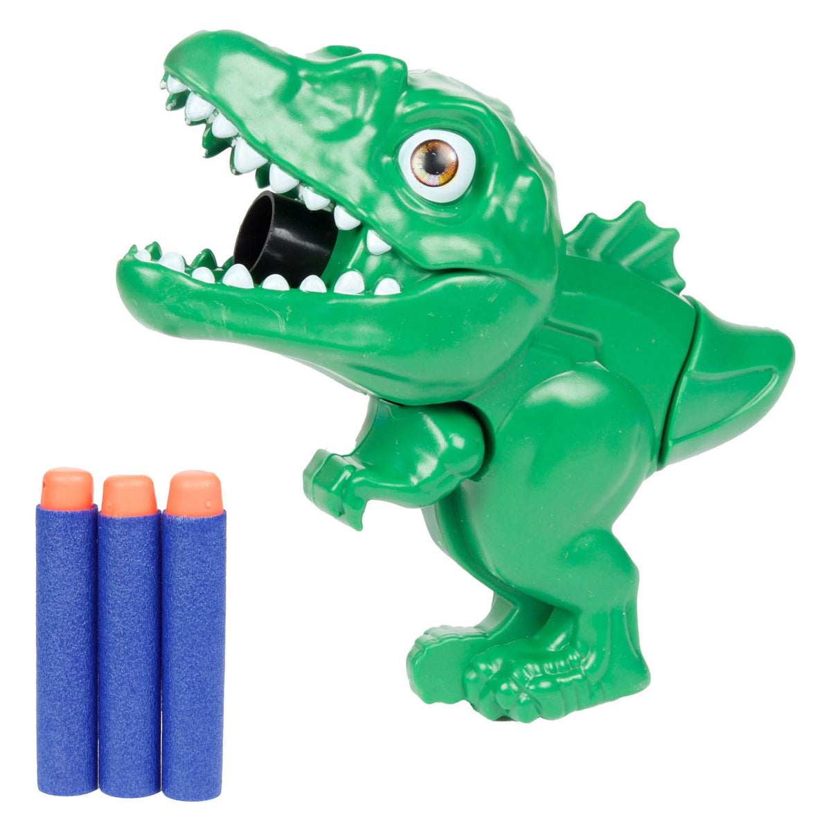 Toi-toys world of dinosaurios mini pistola dino con flechas, 4 piezas.