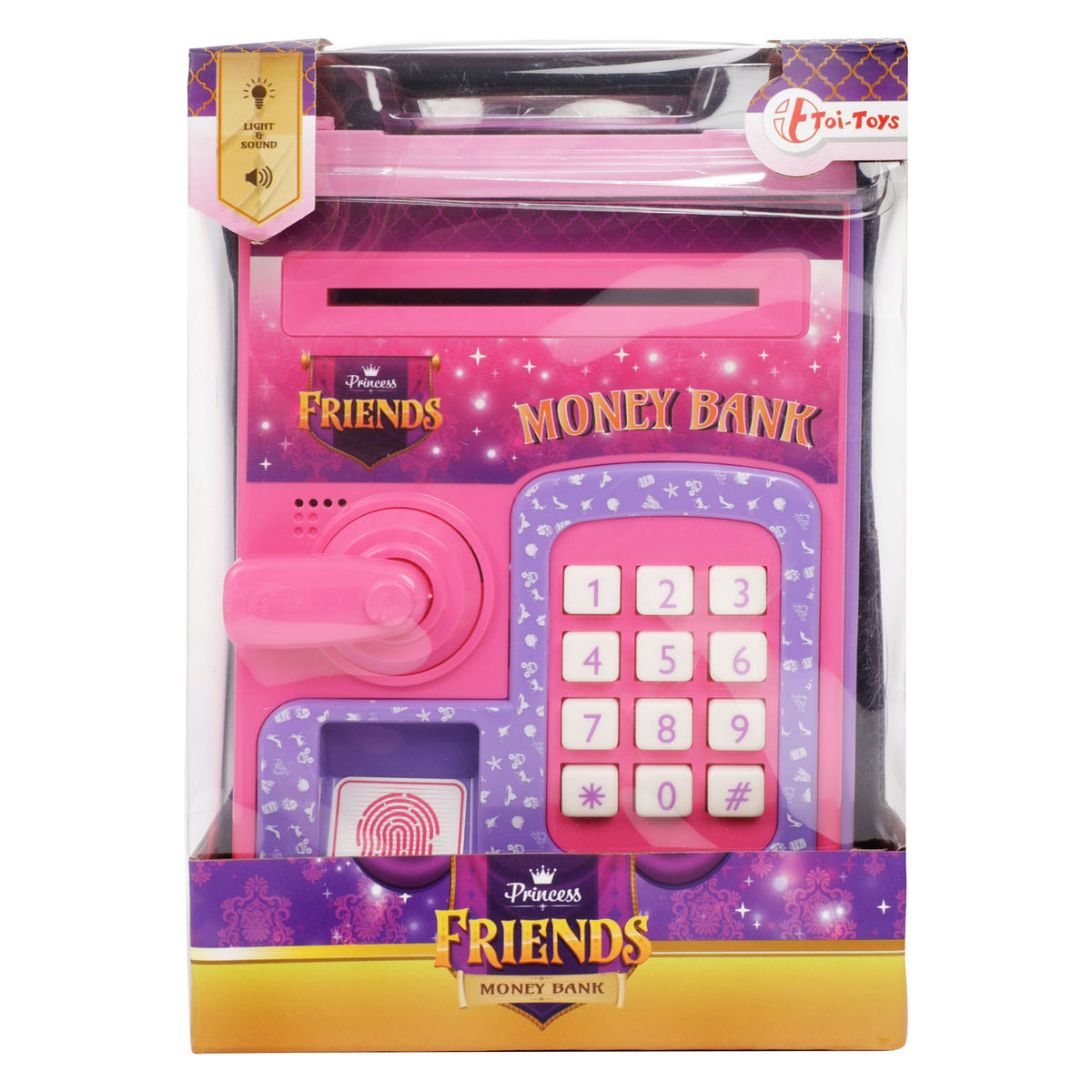 Toi-Toys Friends Money Box Safe con luz y sonido