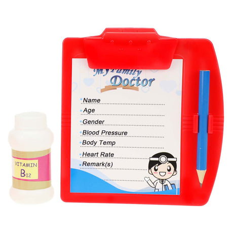 Toi-toys set médico con estetoscopio en estuche, 8 piezas.