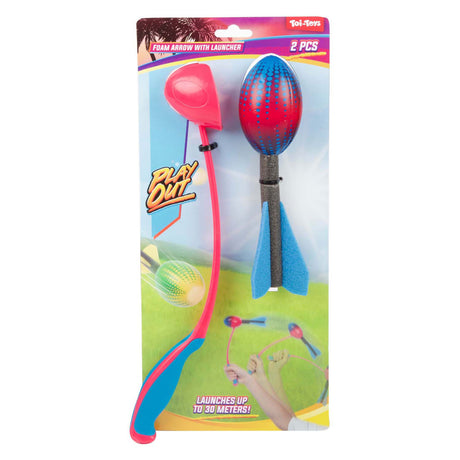 Toi-toys juega mini flecha de espuma con lanzador 3 surtidos