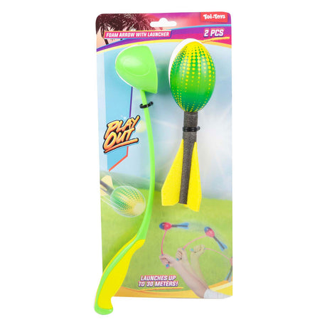 Toi-toys juega mini flecha de espuma con lanzador 3 surtidos