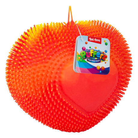 Toi-toys pufferz bola globo bicolor corazón 19cm 200gr 3 surtidos