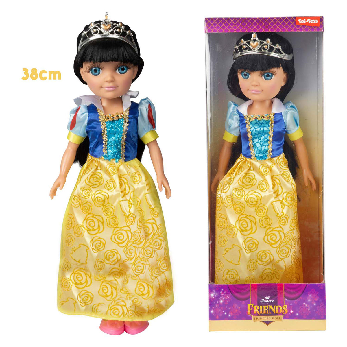 Toi-toys toi juguetes princesa amigas muñeca princesa de cuento 38cm
