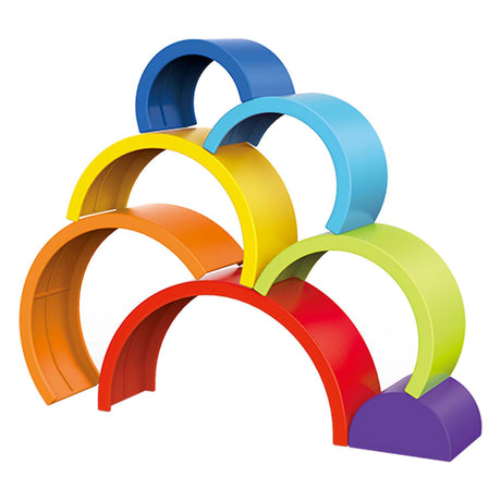 Toi-toys torre apilable bebé estrellitas arcoiris, 7 uds.
