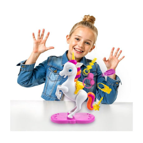 Toi-toys juego bucking unicornio-con sillín + 12 maletas