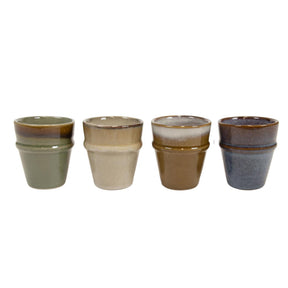 Taza mistral borde 100ml caja de 6 piezas ø6x7cm
