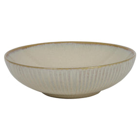 Plato hondo líneas beige océano ø18x5,5cm