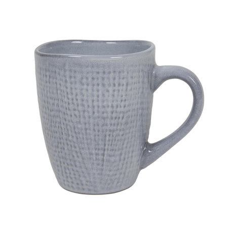 Taza de café tejido textil gris 340ml caja de 6