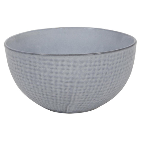 Cuenco tejido textil gris ø15x7,5cm