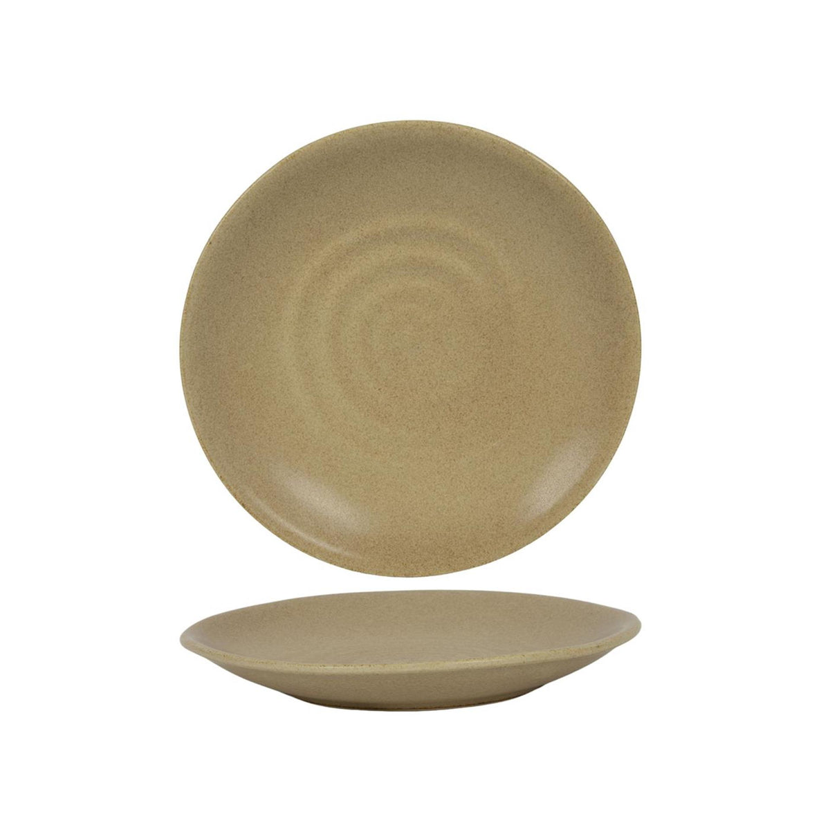 Plato clay beige ø21,7cm caja de 6 piezas