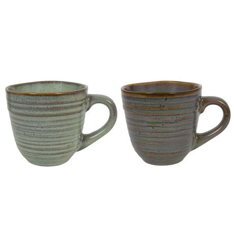 Svenska living taza de café con asa ø9,7x9cm 380ml caja de 6 piezas