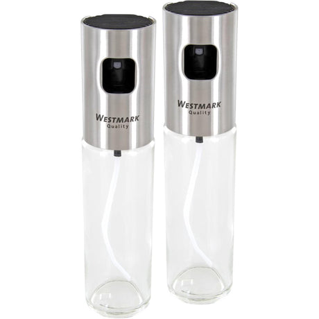 Set de spray para aceite y vinagre Westmark - vidrio y acero inoxidable dia4,2x17,5cm contenido 100ml