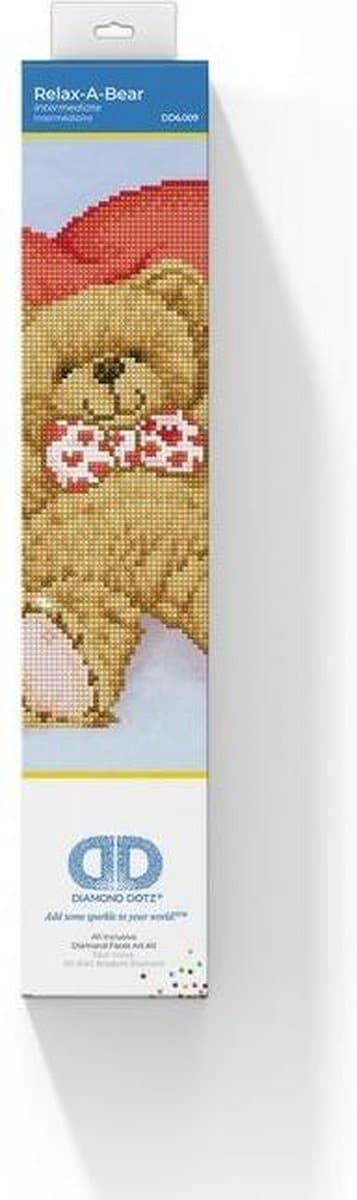 Cuadro de diamantes Brand unit - Diamond Dotz Relax a Bear - 35x27 cm