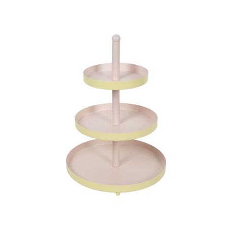 Etagere metal 3 capas ø25xh35cm