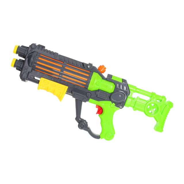 Pistola de agua espacial con bomba - verde, 49 cm